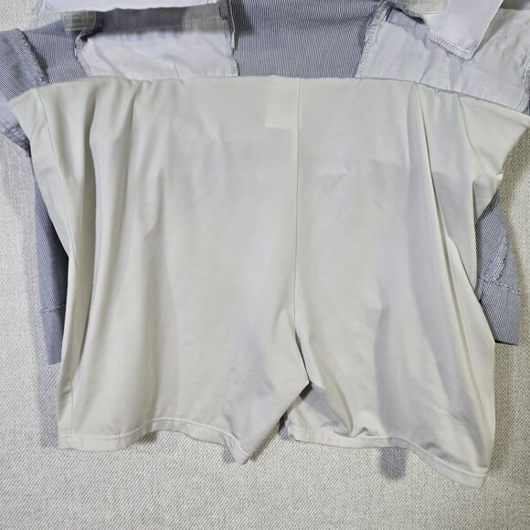 Swing Control Skirt Skort Golf Tennis Blue White Stripe 10 Waist 32 - Picture 8 of 16